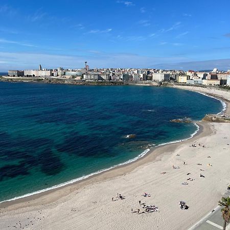 Primera Linea Playa Riazor A Coruña Dış mekan fotoğraf