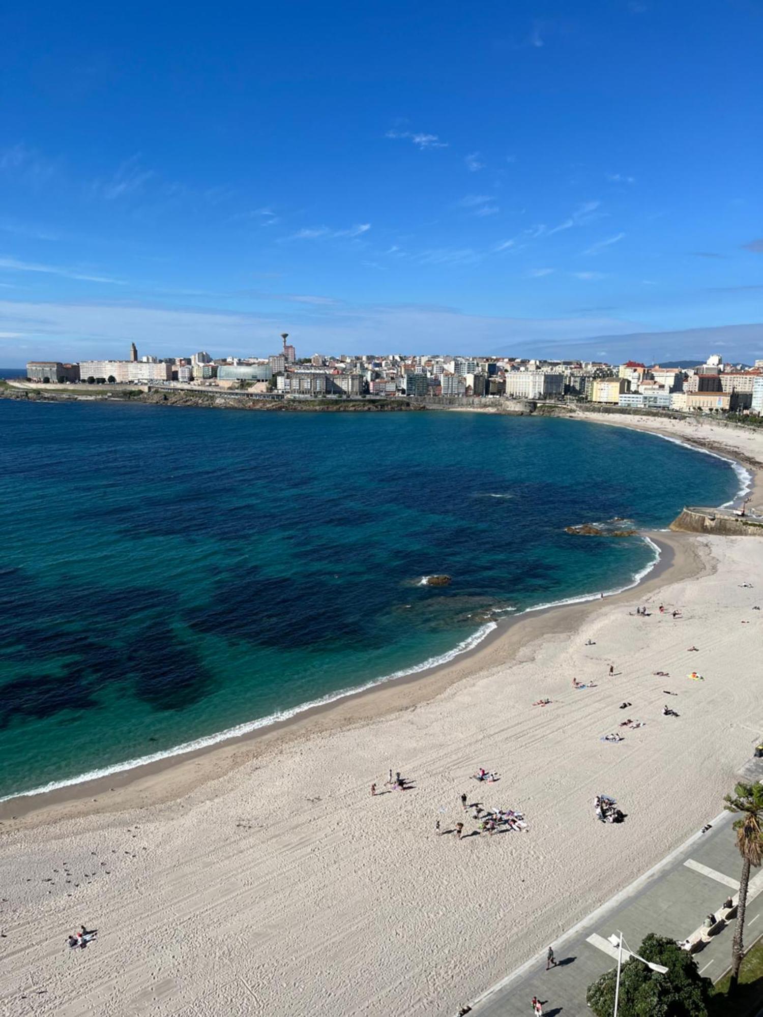 Primera Linea Playa Riazor A Coruña Dış mekan fotoğraf