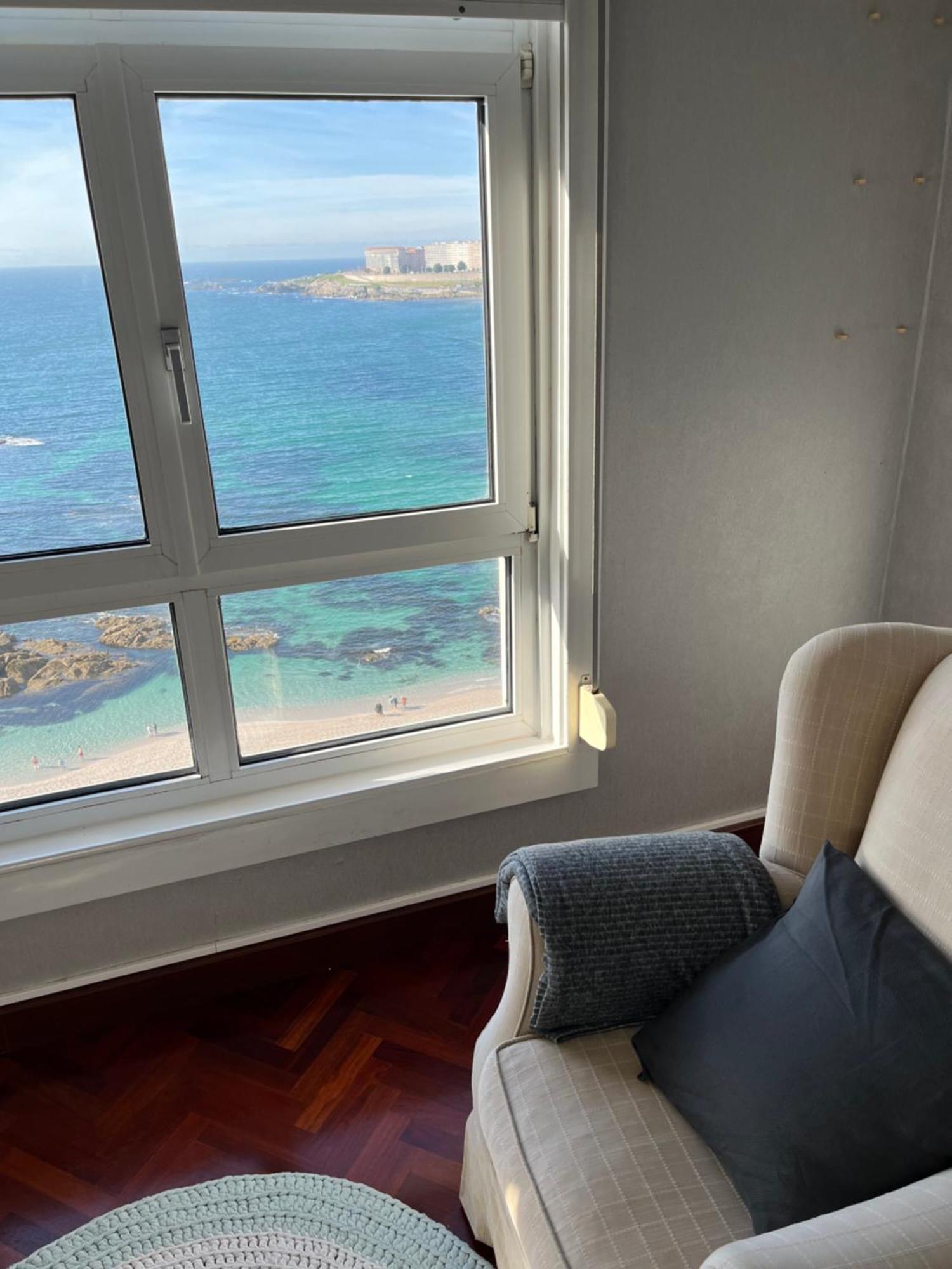 Primera Linea Playa Riazor A Coruña Dış mekan fotoğraf